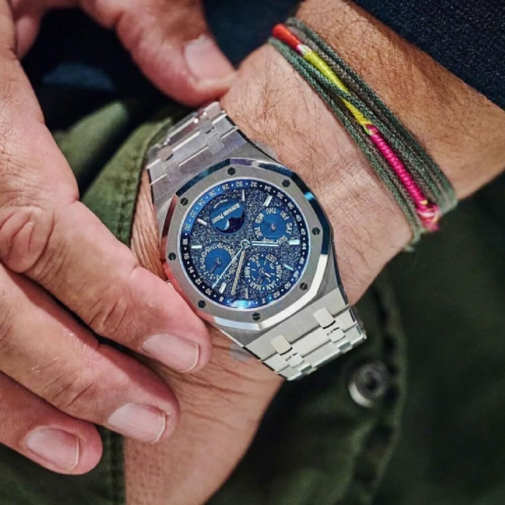 اوديمار بيجيه AP003 (Royal Oak Perpetual Calendar Blue Dial Steel ) - Image 3
