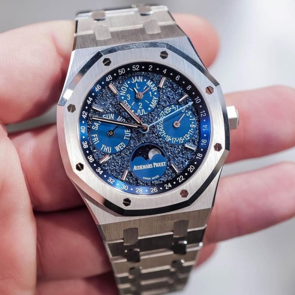 اوديمار بيجيه AP003 (Royal Oak Perpetual Calendar Blue Dial Steel ) - Image 2
