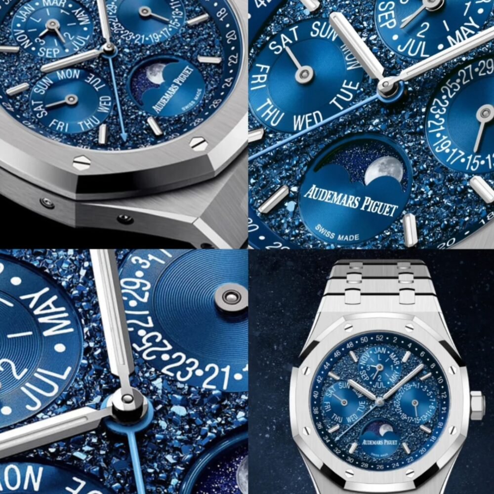 اوديمار بيجيه AP003 (Royal Oak Perpetual Calendar Blue Dial Steel ) - Image 6